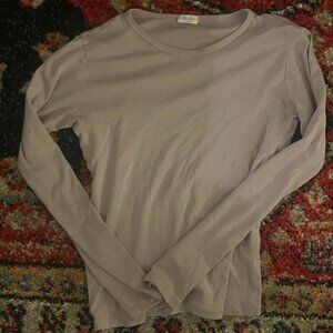 Brandy Melville Women's Purple and Pink Shirt
